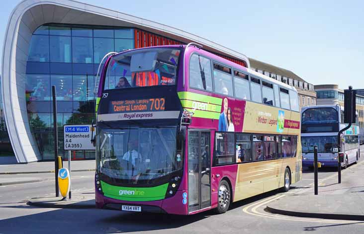 Reading Buses ADL Enviro400MMC 757 Green Line Royal Express